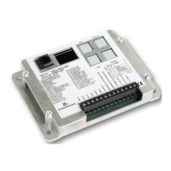 Woodward DPG-23-00 Series Installation And Operation Manual