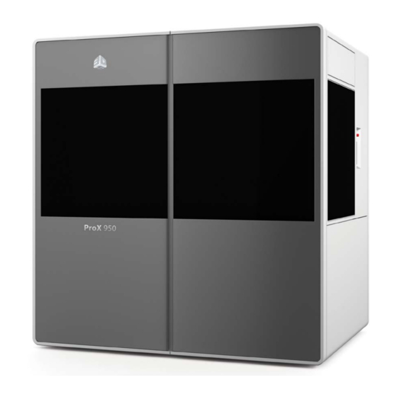 3D Systems ProX 950 User Manual