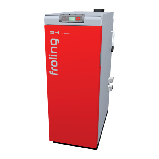 Froling S4 Turbo 15 Installation Instructions Manual