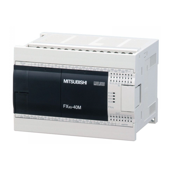 Mitsubishi Electric MELSEC-F FX3G Series User Manual