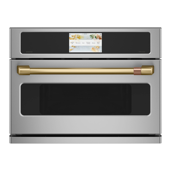 User Manuals: Cafe Advantium CSB912 Five One Oven