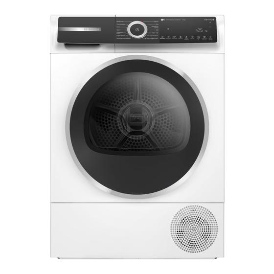 Bosch WQH245B7NL User Manual And Installation Instructions