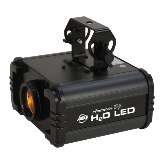 American DJ H2O LED User Instructions