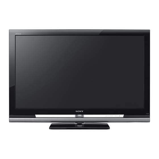 Sony KDL-42V4100 LCD TV Manuals