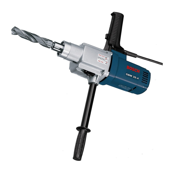 Bosch GBM 32-4 Professional Original Instructions Manual