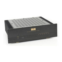 Parasound HCA 806A Owner's Manual