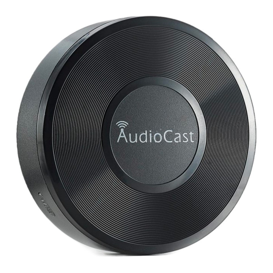 iEast AudioCast Wireless Music Streamer Manuals