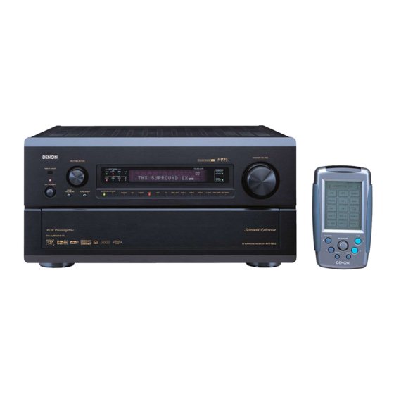 Denon AVR-5803 Operating Instructions Manual