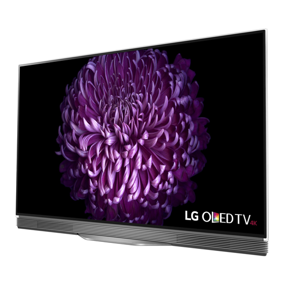 LG OLED55E7P Safety And Reference
