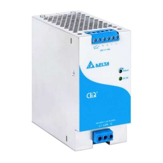 Delta DRP-24V240W2BN Technical Data Sheet