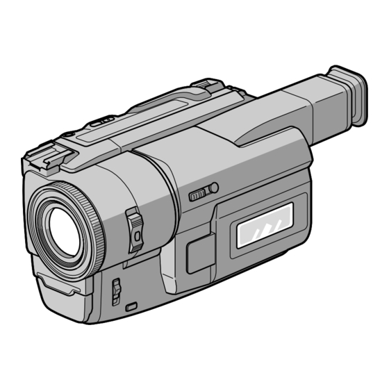 Sony Digital 8 Handycam DCR-TRV110E Operating Instructions Manual