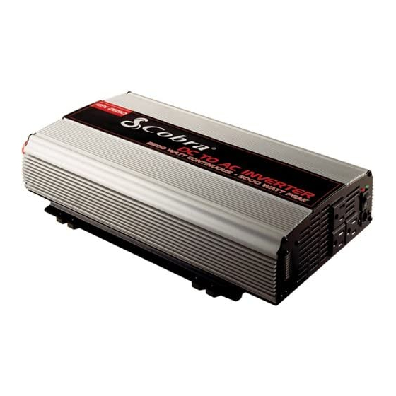 Cobra CPI 2550 Quick Start Manual