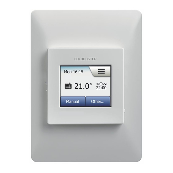 COLDBUSTER FLOORHEATING MWD5 Quick Reference User Manual