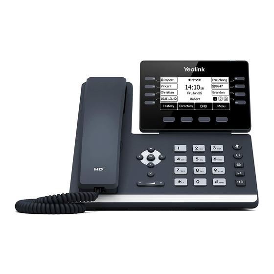 Yealink T53W Quick Manual
