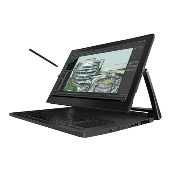 Acer ConceptD 9 Laptop Manuals
