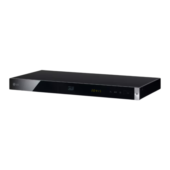 LG BD760 Owner's Manual