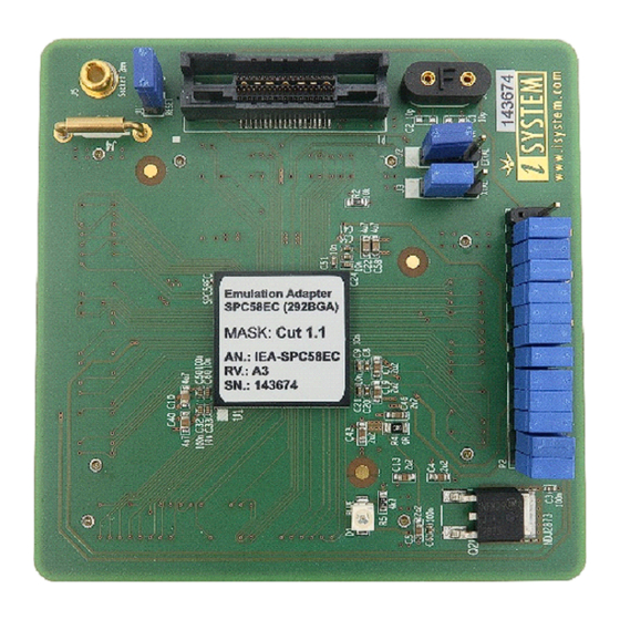 TASKING iSystem ST SPC58 Hardware User Manual