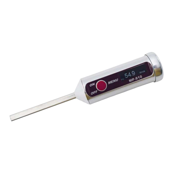List-Magnetik MP-810A Manuals