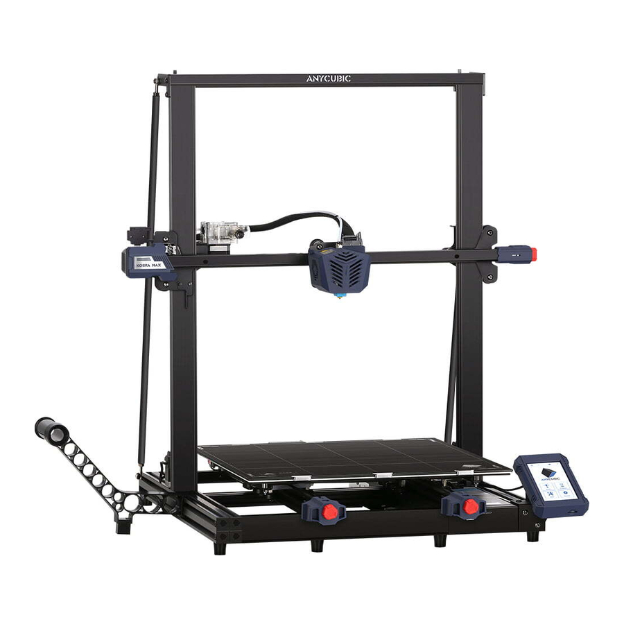 ANYCUBIC KOBRA MAX - Large 3D Printer Manual