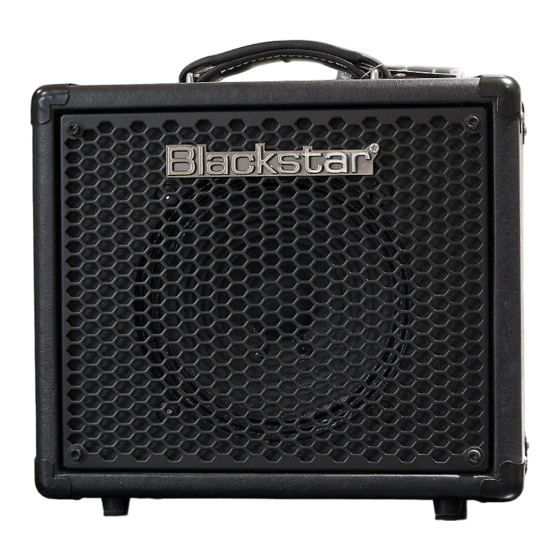 Blackstar HT METAL 1 Owner's Manual