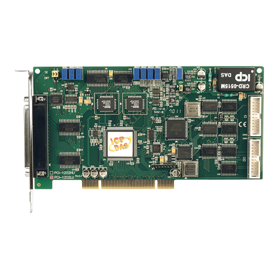 ICP DAS USA PCI-1202L User Manual