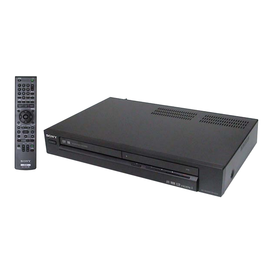 Sony RDR- RDR-GX355 Service Manual