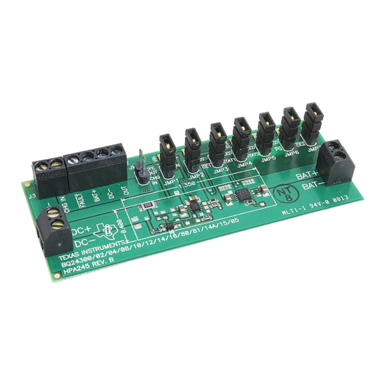 Texas Instruments BQ2430 Series User Manual