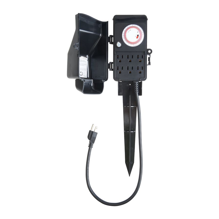 WESTEK TM16DOLB - Heavy Duty Programmable Outdoor Stake Timer Manual