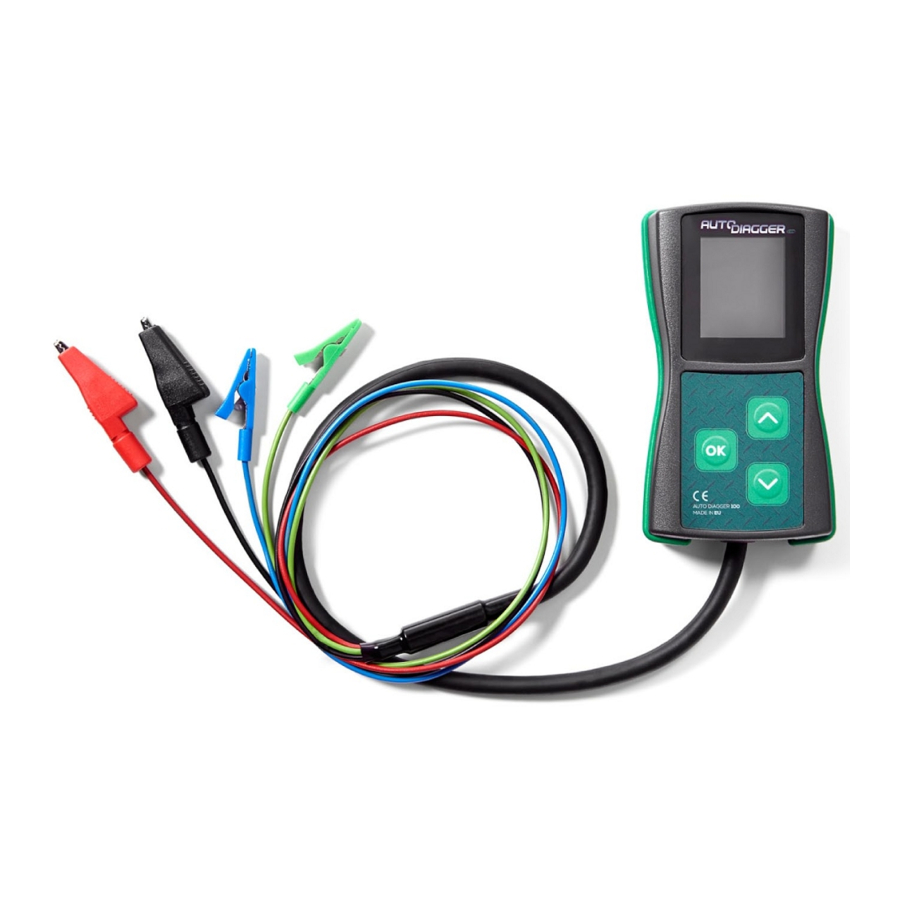 AUTODIAGGER 100 - Tester Operating Manual