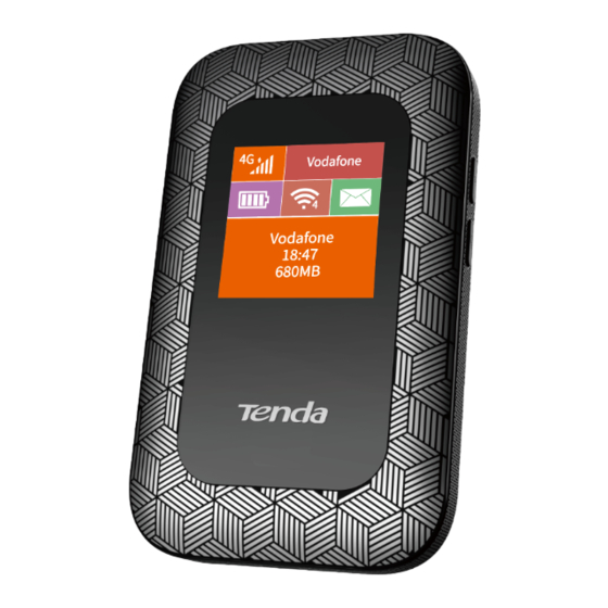 Tenda 4G185 Quick Installation Manual