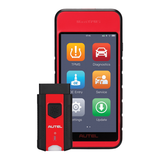 Autel MAXITPMS ITS600PRO Manual