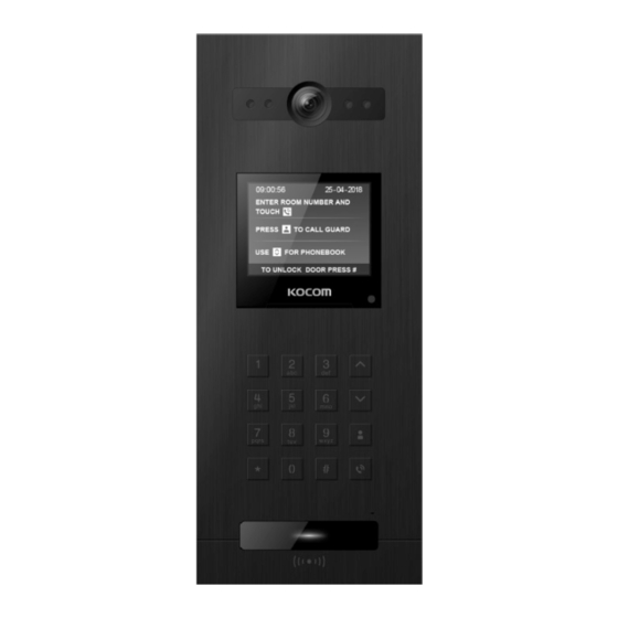 KOCOM KLP-W350 Manual