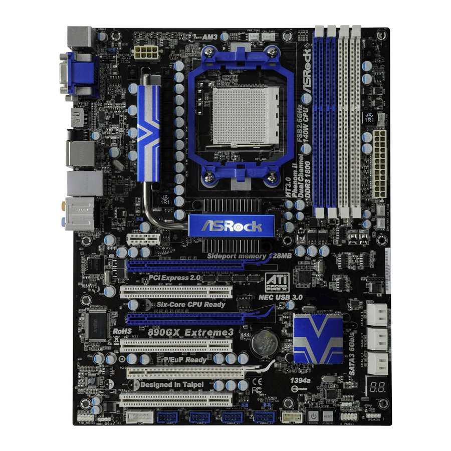 ASROCK 890GX EXTREME3 User Manual