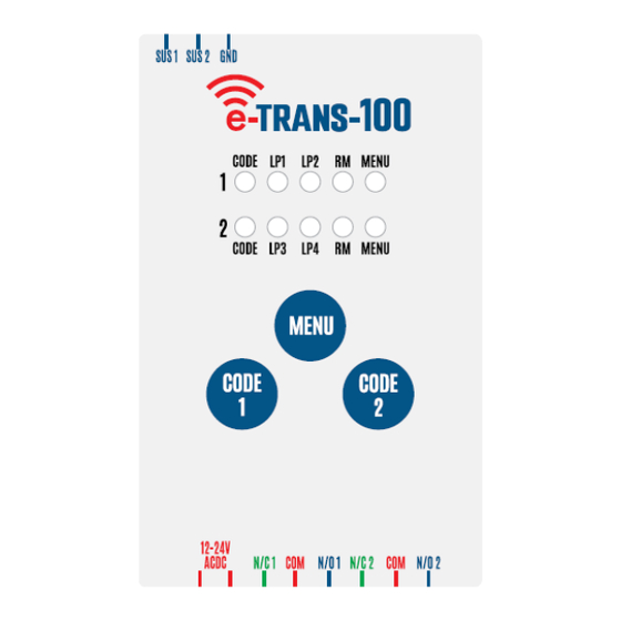 AES E-TRANS-100 Manual