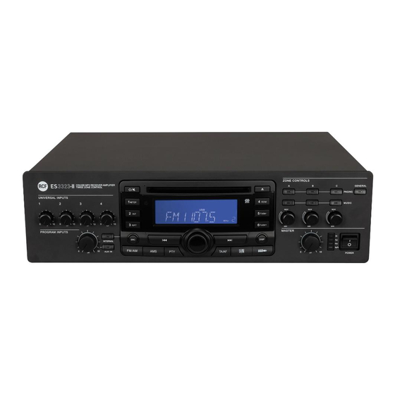 RCF ES 3323-II - User Manual