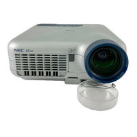 NEC LT260 - LT 260 XGA DLP Projector User Manual