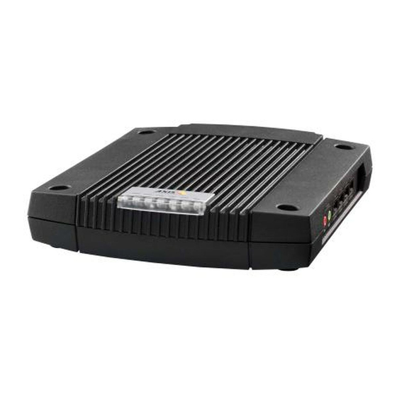 Axis Q7404 Installation Manual