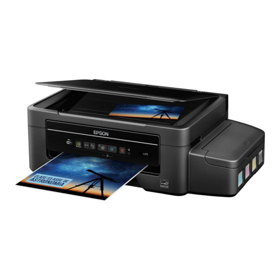 Epson L375 Start Here