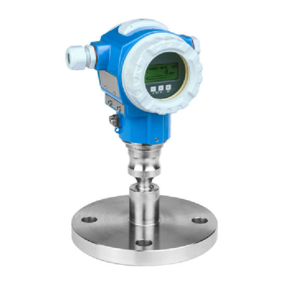 Endress+Hauser Cerabar S PMC71 Technical Information