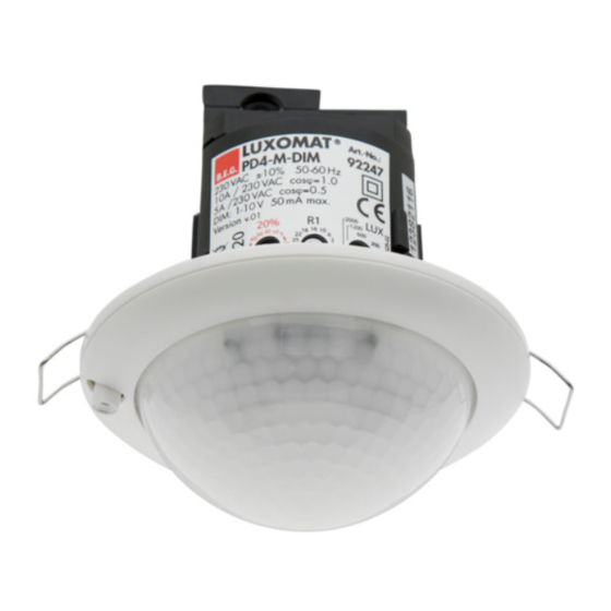 B.E.G. LUXOMAT PD4-DIM Installation And Operating Instruction