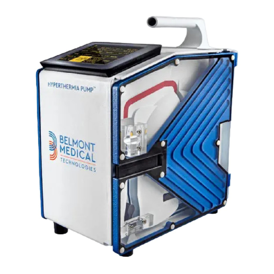 Belmont Medical Technologies Hyperthermia Pump 505 Manual
