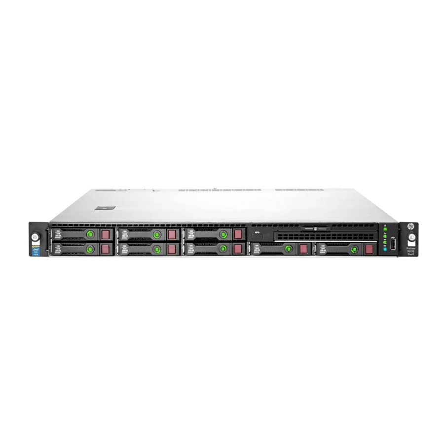 HP ProLiant DL120 Gen 9 Service Manual