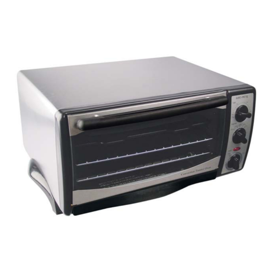Euro-Pro CONVECTION TOASTER OVEN EP278 NP Owner's Manual