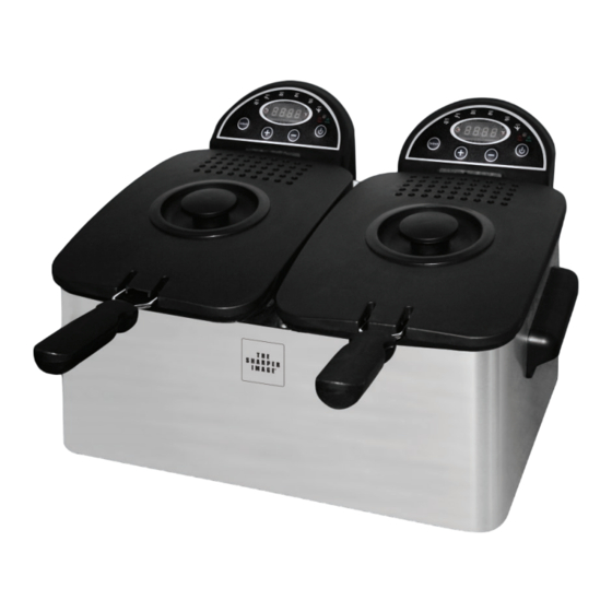 Emson DIGITAL DOUBLE DEEP FRYER Instruction Manual