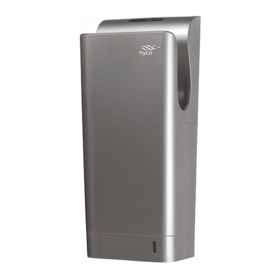 Hyco BLADEW Hand Dryer Manuals