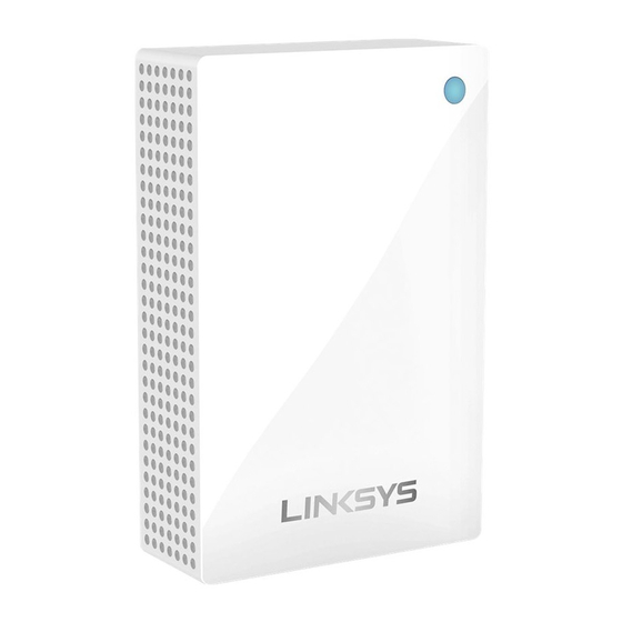 Linksys Velop Plug-in WHW01P Manuals
