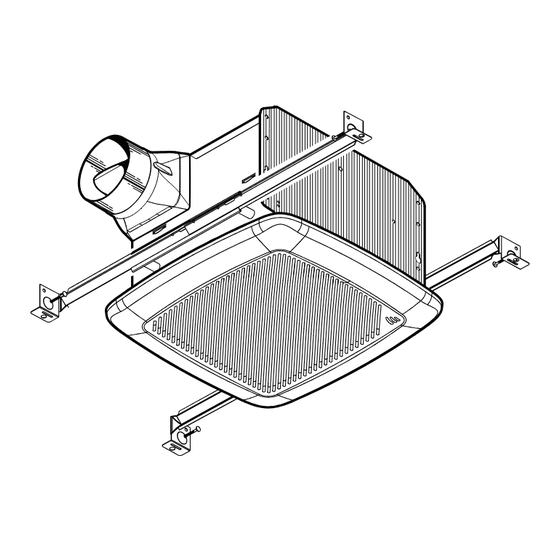 Broan HUMIDITY SENSING FAN QTRE100S Instructions Manual