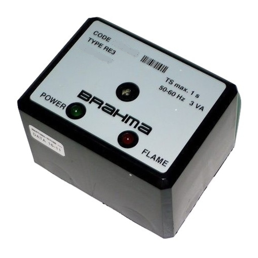 BRAHMA RE3 Quick Start Manual