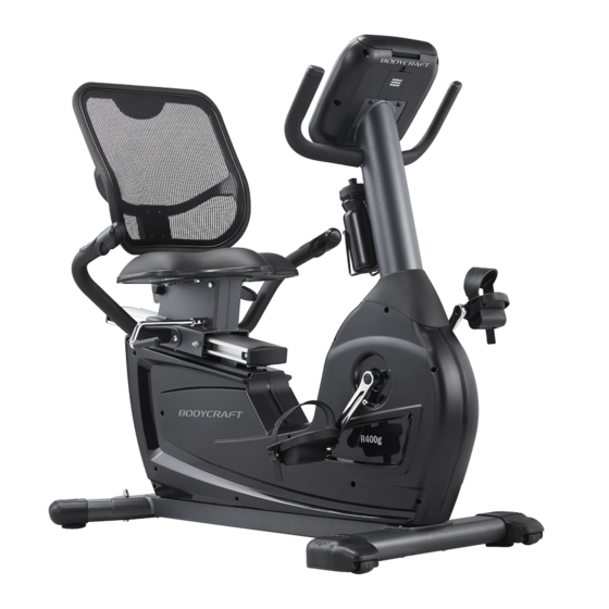 BodyCraft R400g Owner's Manual