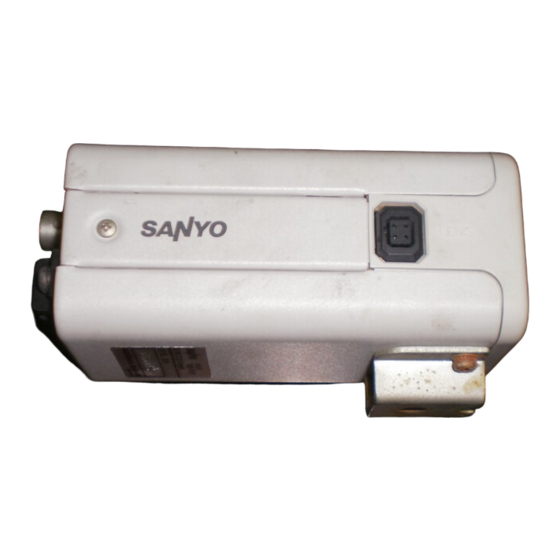 User Manuals: Sanyo VCB-3512T B/W CCD Camera